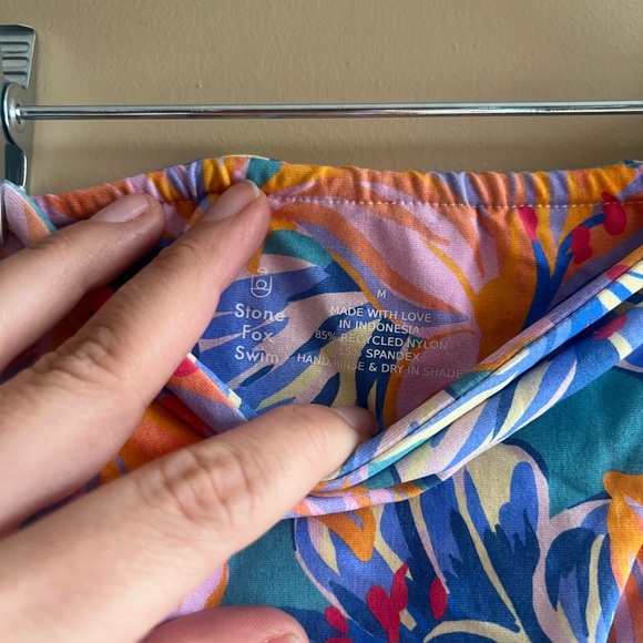 Stone Fox Swim Tropical Floral Bikini Bottom - Picture 5 of 5